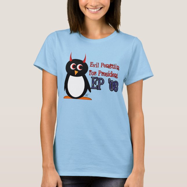 Penguin for President '08 T-Shirt (Front)