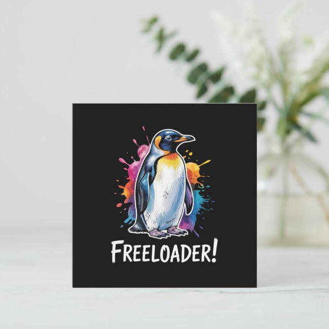 Penguin Freeloader Resist Politics Invitation (Standing Front)