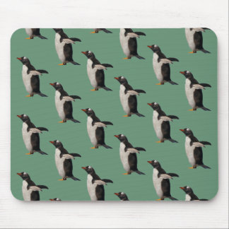 Penguin Frenzy Mousemat (Green)