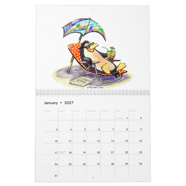 PeNgUiN FuN Calendar (Jan 2027)