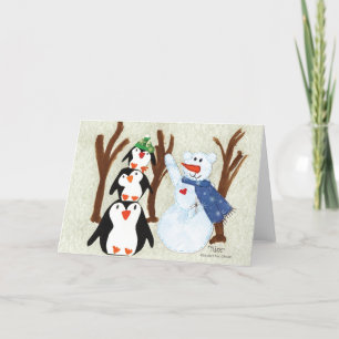 Penguin Fun - KidsArt for CHOC Thank You Card