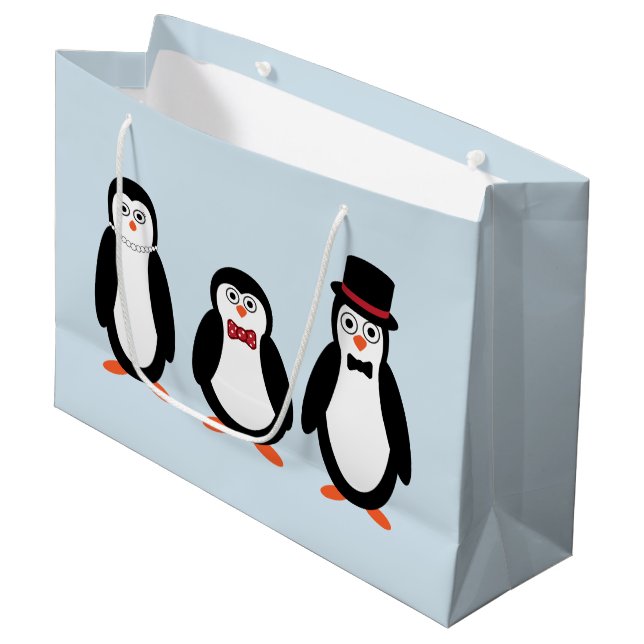 Penguin Gift Bag (Front Angled)