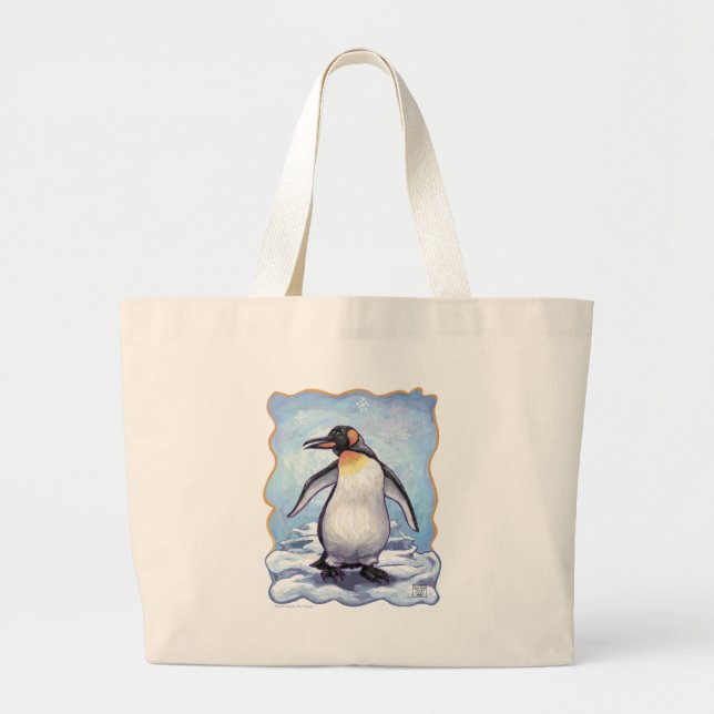 Penguin Gifts & Accessories Large Tote Bag (Front)