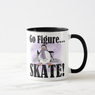 Penguin Go Figure Skate Mug