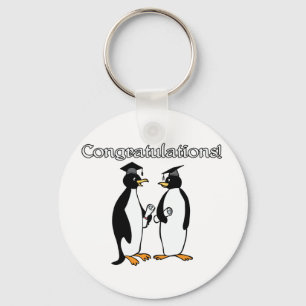 Penguin Graduates Key Ring