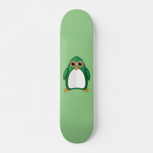 Penguin Green Skateboard