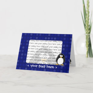 Penguin greeting card