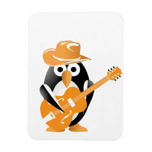 Penguin guitarist magnet