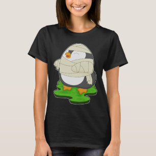 Penguin Halloween Mummy T-Shirt