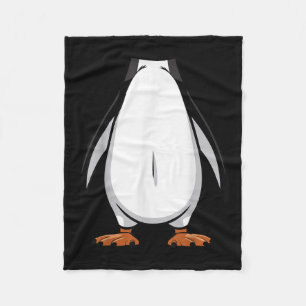 Penguin Halloween Outfit Funny Simple Kids Costume Fleece Blanket