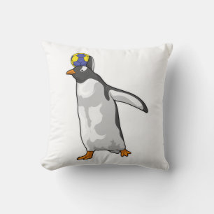Penguin Handball player Handball Cushion