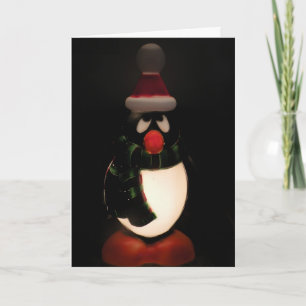 Penguin "Happy Christmas" Card
