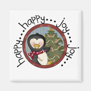 Penguin Holiday T-shirts and Gifts Magnet