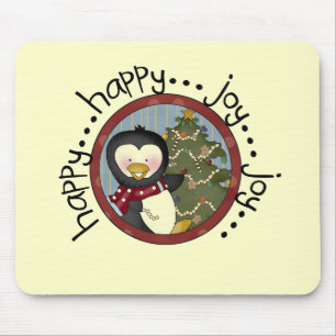 Penguin Holiday T-shirts and Gifts Mouse Mat