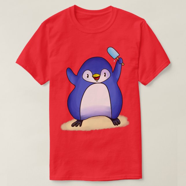 Penguin Ice Cream T-Shirt (Design Front)