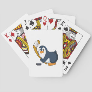 Penguin Ice hockey Ice hockey stick Playing Cards