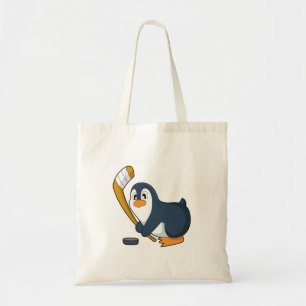 Penguin Ice hockey Ice hockey stick Tote Bag