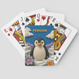 Penguin Ice Shelf Modern KlayKoo Playing Cards