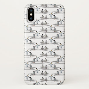 Penguin Iceberg Party iPhone X Case(choose colour) Case