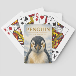 Penguin Icy Shore Wildlife Playing Cards