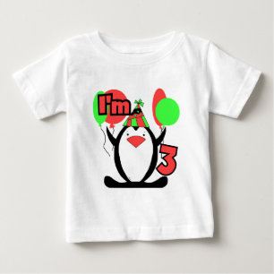 Penguin I'm 3 Birthday Tshirts and Gifts