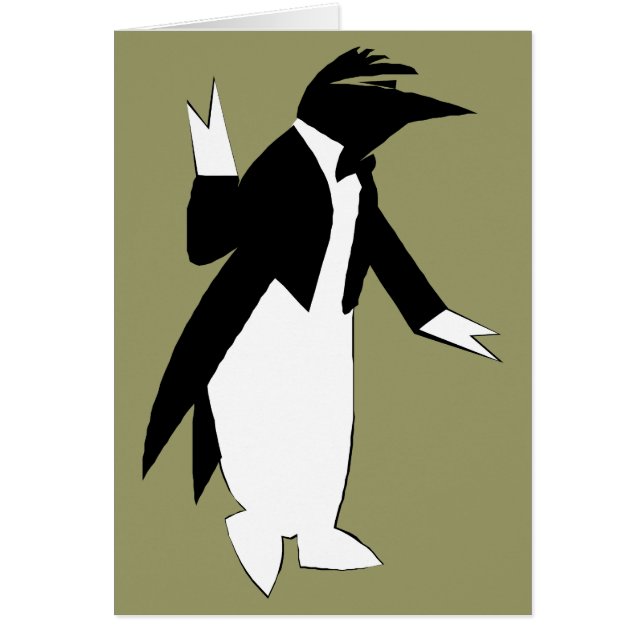 Penguin in a Tuxedo  - Cool As Ice Hipster (Front)