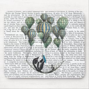 Penguin in Hammock Balloon Mouse Mat