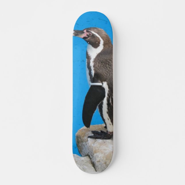 Penguin In Harewood Park Skateboard (Front)