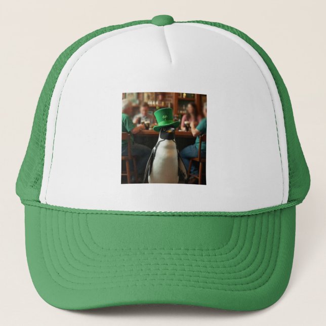 Penguin in the pub cap (Front)