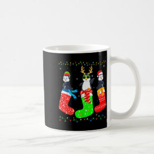 Penguin In Xmas Socks Funny Holiday Ugly Sweater C Coffee Mug