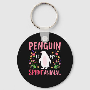 Penguin Is My Spirit Animal Key Ring