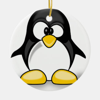 Penguin items ceramic tree decoration