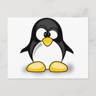 Penguin items postcard