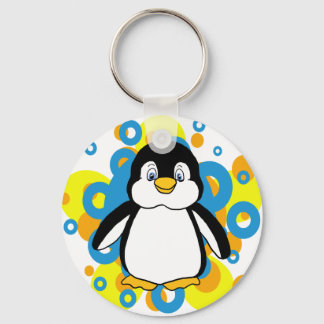 penguin key ring