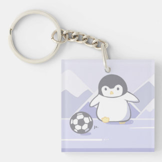 penguin key ring