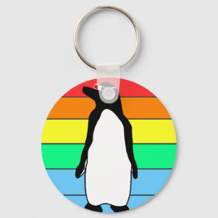 penguin key ring