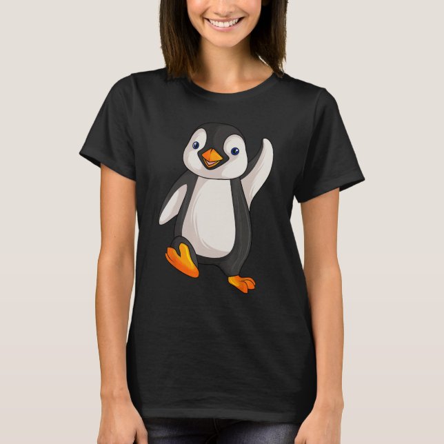 Penguin Kids Boys Girls Women T-Shirt (Front)