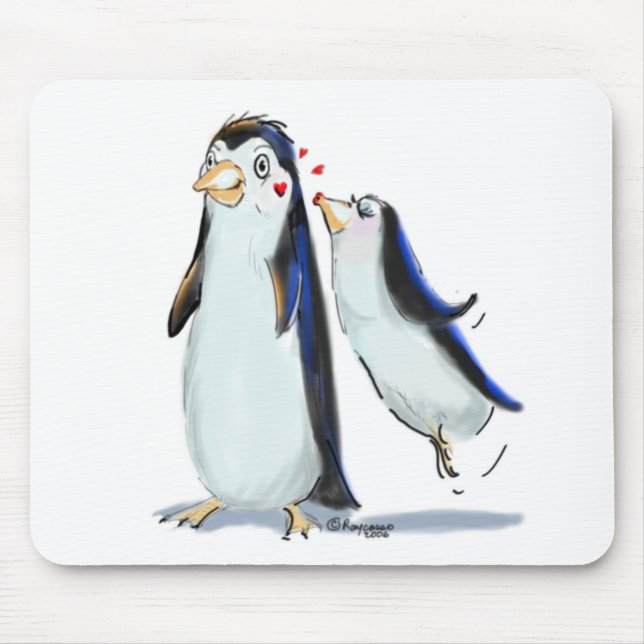 PeNgUiN KiSs Mouse Mat (Front)