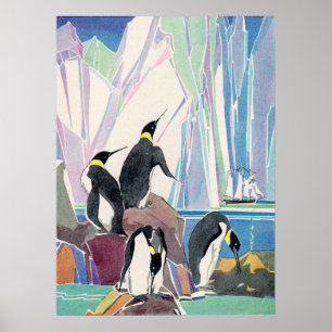 penguin land poster