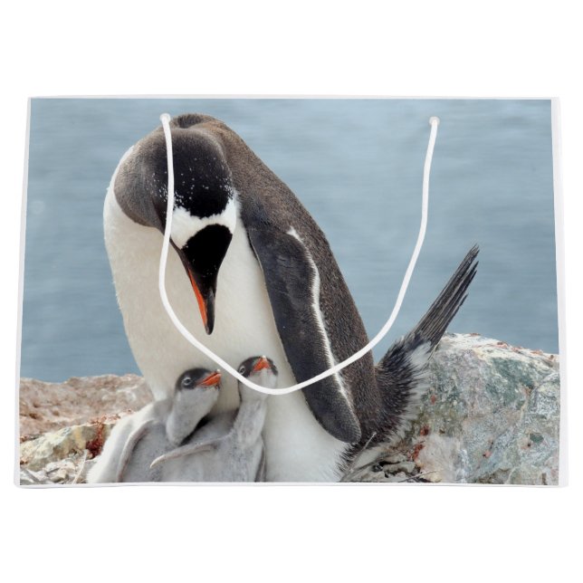 Penguin Large Gift Bag (Front)