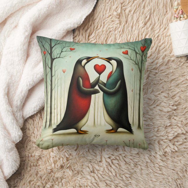 Penguin Love 2 Cushion (Blanket)