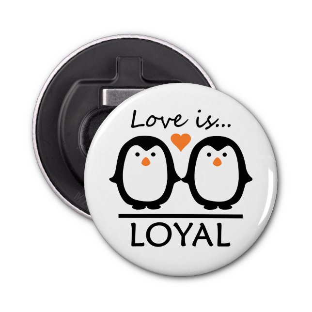 Penguin Love bottle opener (Front)