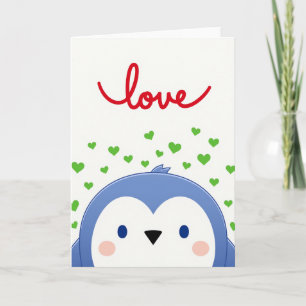 Penguin Love Greeting Card