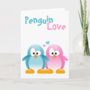 Penguin Love Holiday Card