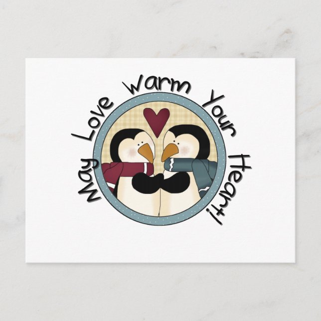 Penguin Love Holiday Tshirts and Gifts (Front)