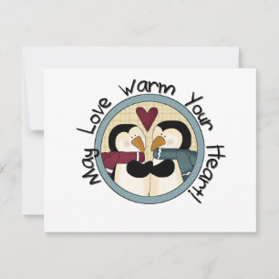 Penguin Love Holiday Tshirts and Gifts Card