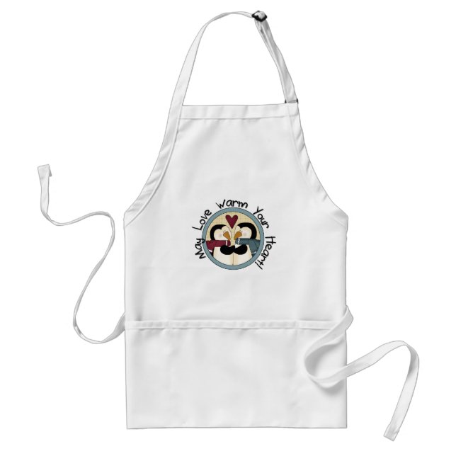 Penguin Love Holiday Tshirts and Gifts Standard Apron (Front)