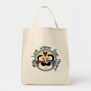Penguin Love Holiday Tshirts and Gifts Tote Bag
