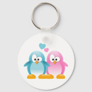 Penguin Love Key Ring
