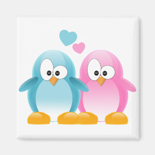 Penguin Love Magnet